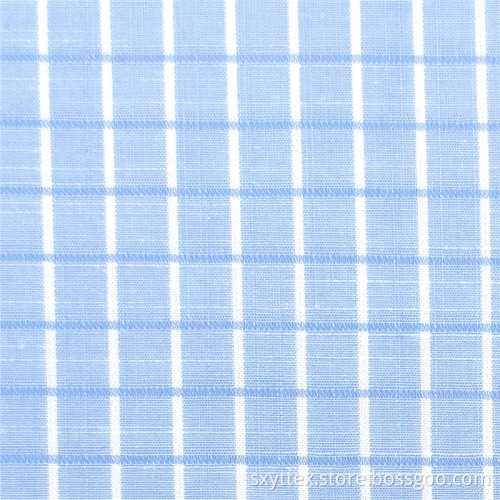 Yarn Dyed Checked Cotton Fabrics For Shirt